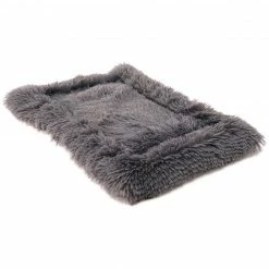 Precious Tails Eyelash Faux Fur Bordered Mat Home Pet Supplies