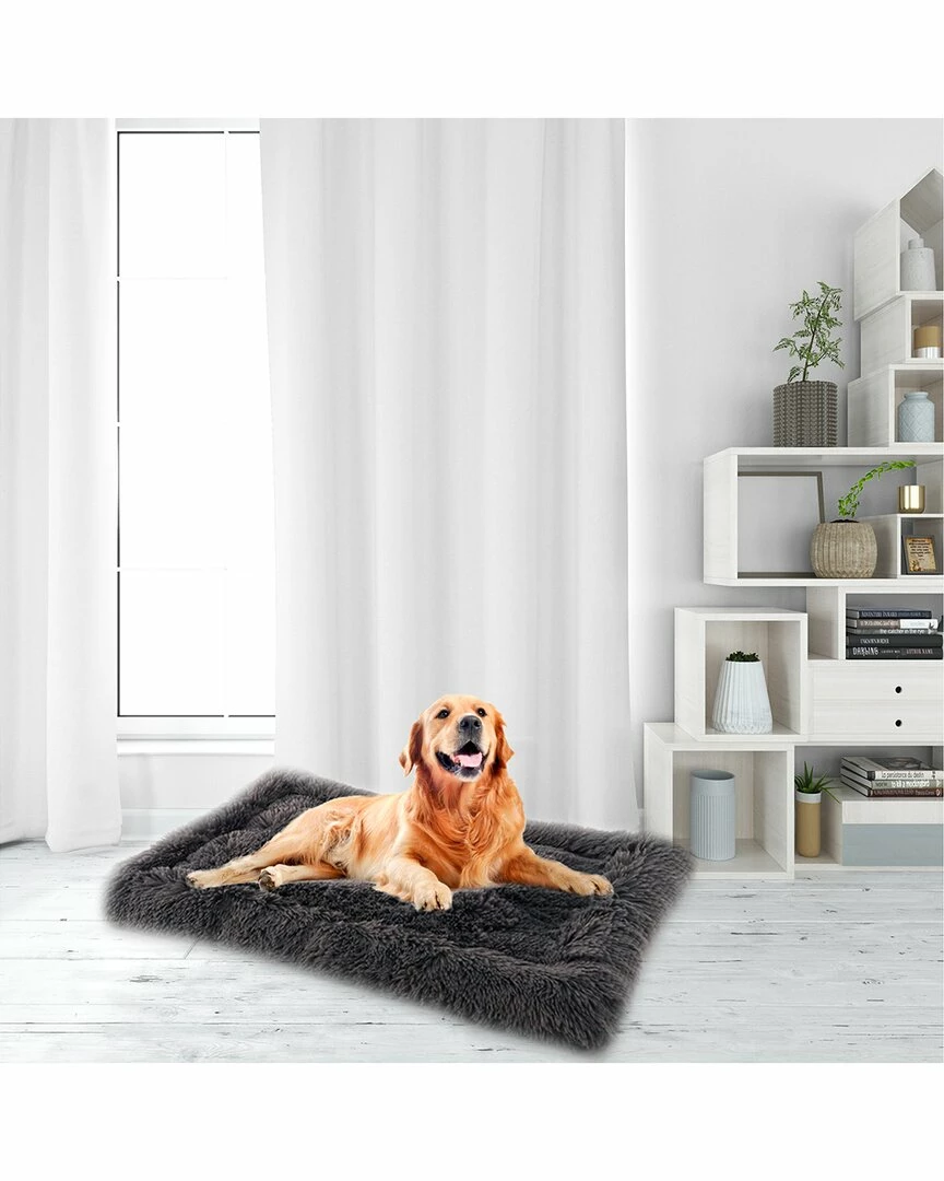 Precious Tails Eyelash Faux Fur Bordered Mat Home Pet Supplies 4 Precious Tails Eyelash Faux Fur Bordered Mat Home Pet Supplies - Image 2