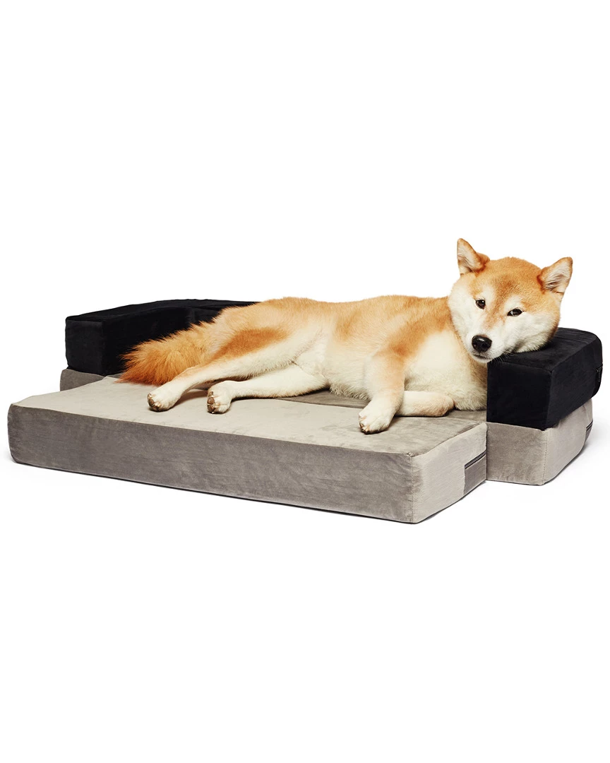 Precious Tails 2-in-1 Convertible Bolstered Pet Bed Home Pet Supplies - Image 2
