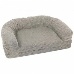 Precious Tails Orthopedic Bolstered Fold Out Round Chaise Dog Bed Home Pet Supplies