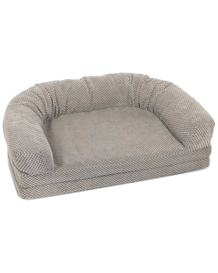 Precious Tails Orthopedic Bolstered Fold Out Round Chaise Dog Bed Home Pet Supplies 3 Precious Tails Orthopedic Bolstered Fold Out Round Chaise Dog Bed Home Pet Supplies