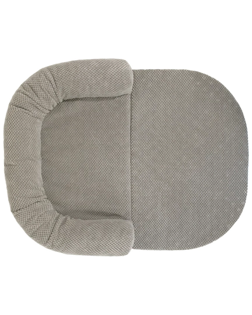 Precious Tails Orthopedic Bolstered Fold Out Round Chaise Dog Bed Home Pet Supplies 5 Precious Tails Orthopedic Bolstered Fold Out Round Chaise Dog Bed Home Pet Supplies - Image 3