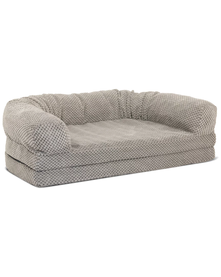 Precious Tails Orthopedic Bolstered Fold Out Round Chaise Dog Bed Home Pet Supplies 7 Precious Tails Orthopedic Bolstered Fold Out Round Chaise Dog Bed Home Pet Supplies - Image 5