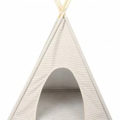 Precious Tails Ticking Stripe Pet Tee Pee Home Pet Supplies 7 Precious Tails Ticking Stripe Pet Tee Pee Home Pet Supplies -Precious Tails shop 3050924335 RLLZ 3