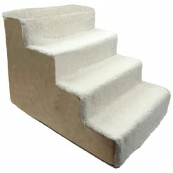 Precious Tails Sherpa Top High Density Foam Stairs Home Pet Supplies