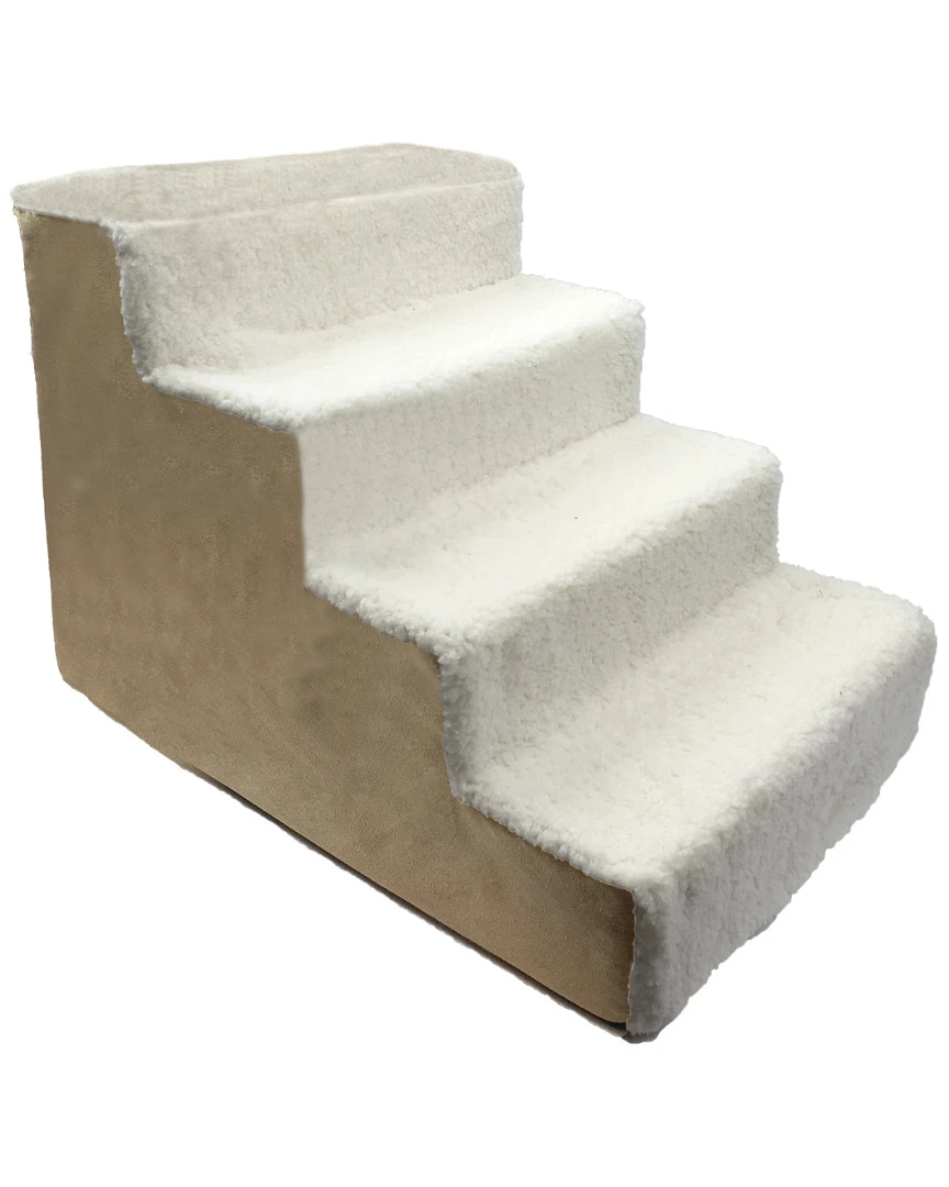 Precious Tails Sherpa Top High Density Foam Stairs Home Pet Supplies 3 Precious Tails Sherpa Top High Density Foam Stairs Home Pet Supplies