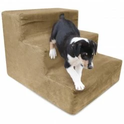 Precious Tails 3 Step Portable Pet Stairs By Home Base Pet Supplies