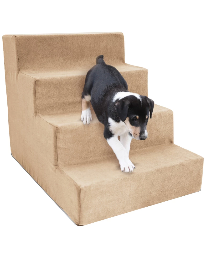 Precious Tails 4-Step Portable Pet Stairs By Home Base Pet Supplies 3 Precious Tails 4-Step Portable Pet Stairs By Home Base Pet Supplies