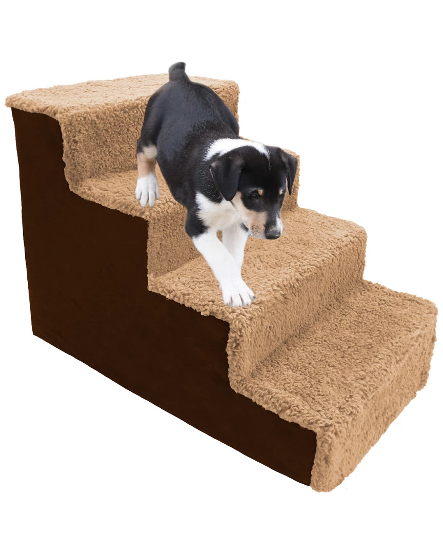 Precious Tails 4 Step Portable Pet Stairs By Home Base Pet Supplies 3 Precious Tails 4 Step Portable Pet Stairs By Home Base Pet Supplies