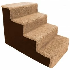 Alternative view of Precious Tails 4 Step Portable Pet Stairs By Home Base Pet Supplies