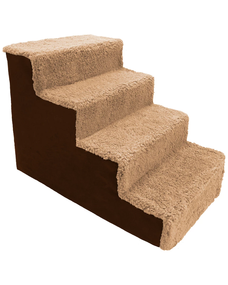 Precious Tails 4 Step Portable Pet Stairs By Home Base Pet Supplies 4 Precious Tails 4 Step Portable Pet Stairs By Home Base Pet Supplies - Image 2