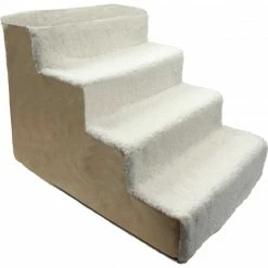 Alternative view of Precious Tails 4 Step Portable Pet Stairs By Home Base Pet Supplies