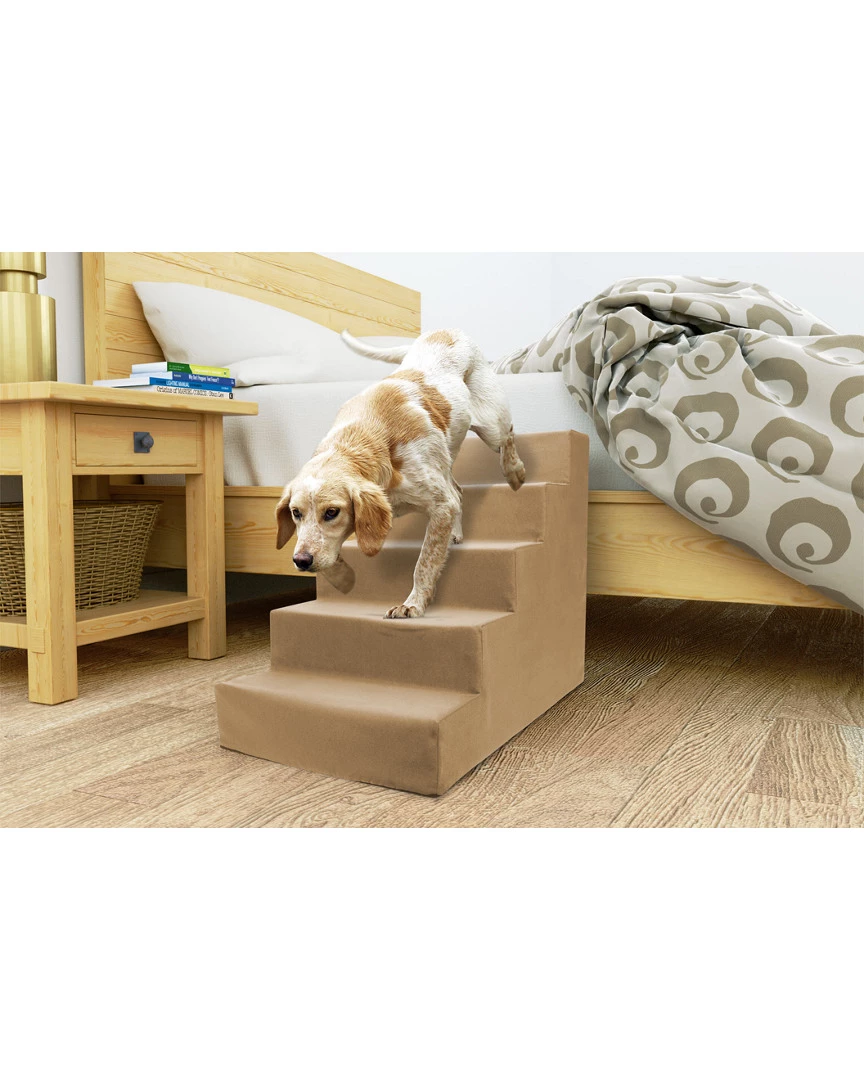Precious Tails 5 Step Portable Pet Stairs By Home Base Pet Supplies 4 Precious Tails 5 Step Portable Pet Stairs By Home Base Pet Supplies - Image 2