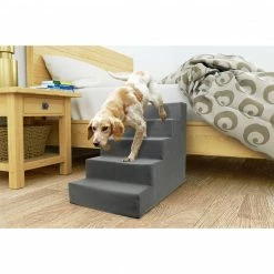 Alternative view of Precious Tails 5-Step Portable Pet Stairs By Home Base Pet Supplies