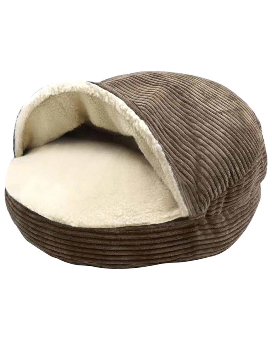 Precious Tails Plush Corduroy Round Cave Home Pet Supplies 3 Precious Tails Plush Corduroy Round Cave Home Pet Supplies