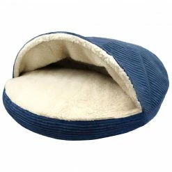 Precious Tails Plush Corduroy Round Cave Home Pet Supplies
